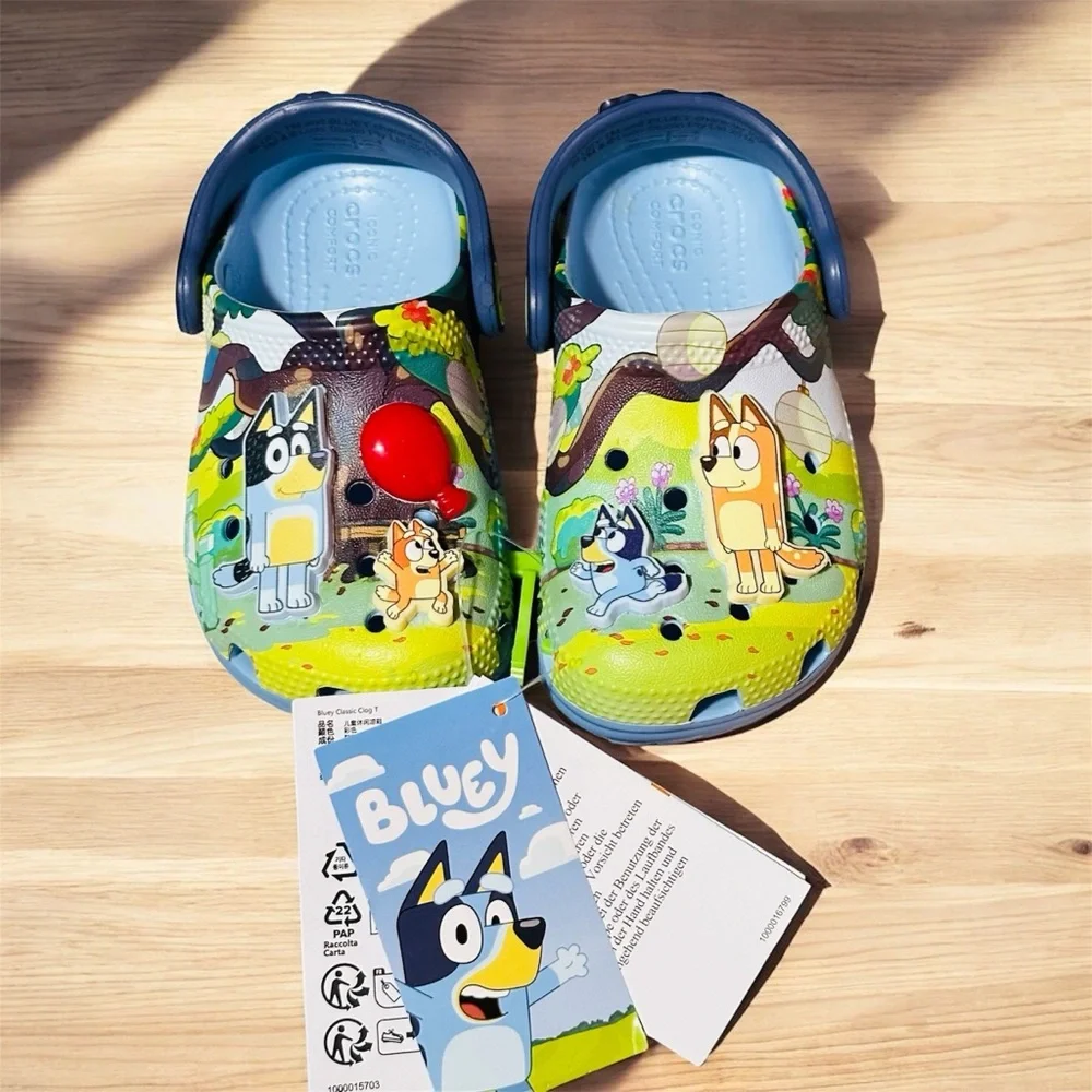 Crocs Bluey Toddler Clogs Slip-On Shoes NEW